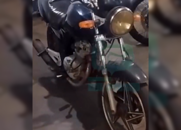 ROMU flagra motociclista com placa trocada e R$ 81 mil em multas em Rio Verde