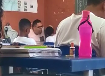 Professor é filmado agredindo aluno em Santa Helena de Goiás