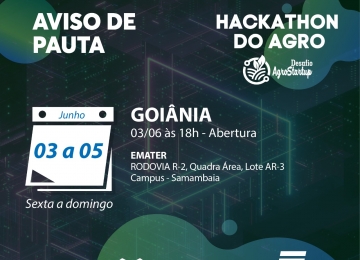 Senar Goiás e Sebrae realizam edição 2022 do Hackathon do Agro - Desafio Agro Startup neste fim de semana