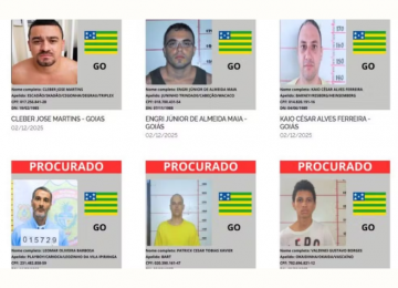 Governo lança plataforma nacional com procurados pela polícia; sete foragidos são goianos