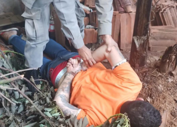 Destruição, ameaça e prisão: PM localiza homem após ataque à ex-companheira grávida