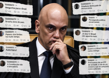 Alexandre de Moraes perdeu até o apoio da esquerda? Rejeição supera 70% nas redes