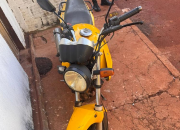 Força Tática recupera motocicleta com registro de apropriação indébita