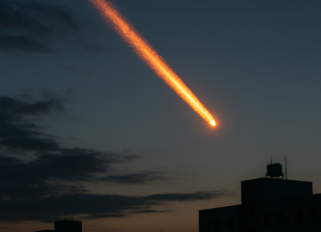 Bola de fogo no céu do DF era lixo espacial de foguete lançado em 2014