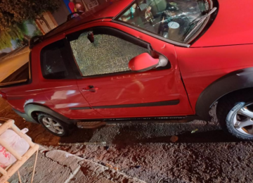 Briga entre casal termina com vidros quebrados e condução à delegacia