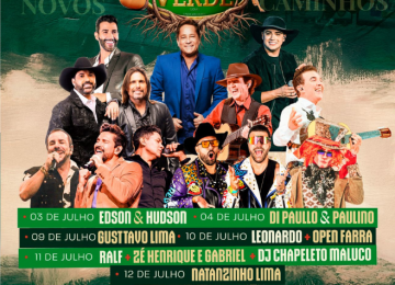 Expo Rio Verde divulga grade de shows de 2026; confira