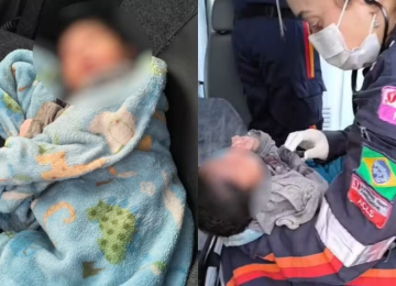 Bebê abandonado em caixa de papelão na GO-403 é socorrido e ganha nome