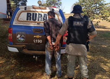 Homem que agrediu esposa foi preso na zona rural de Rio Verde, em Goiás  