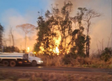 Bombeiros brasileiros atuam no combate dos incêndios na Bolívia 