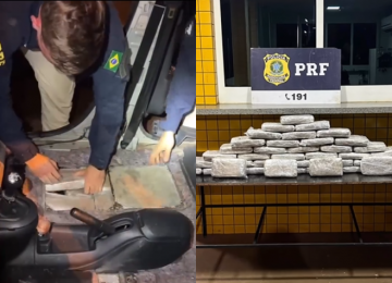 PRF apreende supermaconha em carro transportado por cegonha na BR-364, em Jataí 