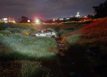 Uma das crianças envolvidas no acidente na BR-452 em Rio Verde precisou ser entubada