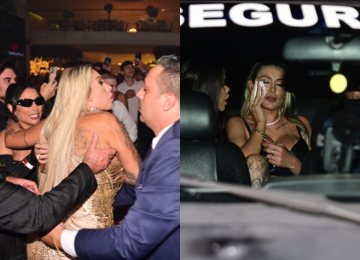 Vídeo: Briga entre Andressa Urach e Juju Ferrari termina com corte no rosto