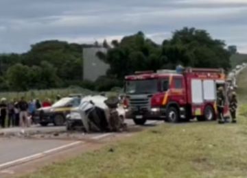 Acidente envolve quatro veículos e deixa seis feridos na BR-060 