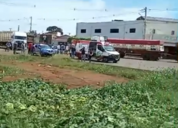 Jovem de 24 anos morre após ser atropelado por caminhão bitrem em Rio Verde