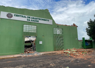 Prefeitura de Rio Verde se pronuncia sobre desabamento na Central de Abastecimento de Saúde