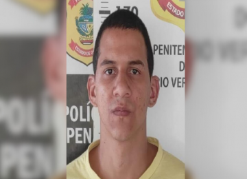 Acaba de ser preso o detento que fugiu da CPP e matou idoso, em Rio Verde