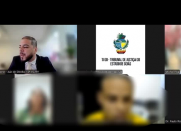 Veja momento em que juíz é  informado sobre fuga de detento que matou idoso em Rio Verde  