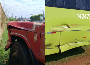 AMT flagra tentativa de fraude após acidente entre ônibus e caminhão