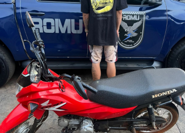 ROMU recupera moto com registro de apropriação indébita no Bairro Renovação