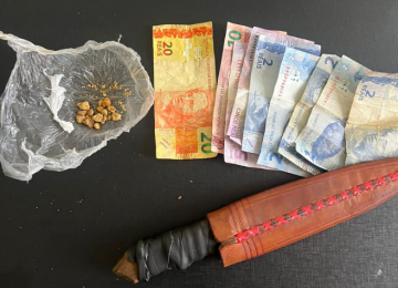 ROMU prende homem por tráfico de drogas na Vila Amália, em Rio Verde
