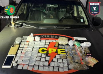 CPE prende três pessoas por tráfico de drogas nos bairros Canaã e Pauzanes, em Rio Verde