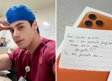 Enfermeiro recebe iPhone de R$ 10 mil de paciente misterioso em hospital de Anápolis