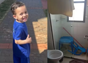 Menino de 5 anos morre ao cair do 12º andar; defesa diz que ele ficou 10 minutos sozinho antes da queda