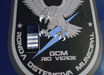 Celular com registro de roubo é recuperado durante abordagem da ROMU em Rio Verde