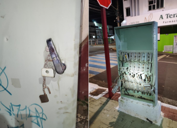 PM prende suspeito após furto de estrutura de telefonia no Centro de Rio Verde