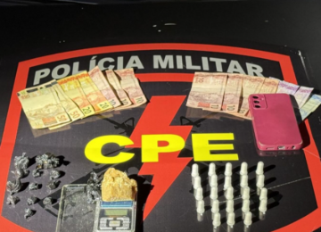 CPE Rio Verde prende traficante no Jardim Mondale após tentativa de esconder drogas