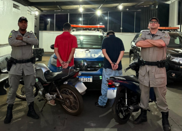 Em menos de 24h, PM prende dupla e recupera motocicletas furtadas em Rio Verde