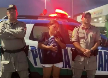 Policiais militares evitam tragédia e salvam bebê de 28 dias engasgado em Rio Verde