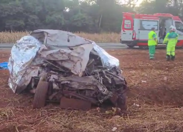 Mulher resgatada em grave acidente na BR-452 não resiste; tragédia mata três moradores de Quirinópolis
