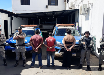 PM prende três suspeitos de estupro contra pessoa com deficiência intelectual em Santo Antônio da Barra