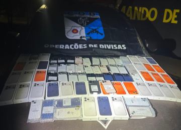 COD apreende carga de smartphones avaliada em R$ 648 mil durante fiscalização em Goiás