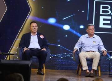 Debate de Marconi e Luís Cesar Bueno é marcado por desinteresse 