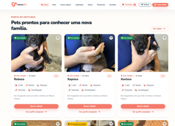 Prefeitura lança plataforma para adoção de cães e gatos resgatados de maus-tratos em Rio Verde