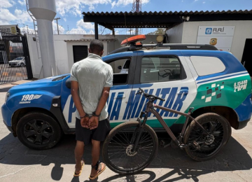 PM recupera bicicleta furtada após abordar suspeito no Residencial Interlagos