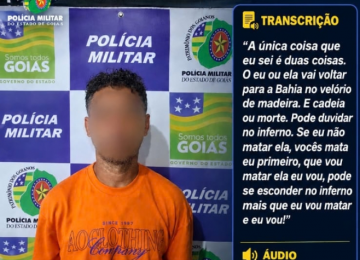 Homem é preso após ameaçar ex-companheira de morte no bairro São João, em Rio Verde