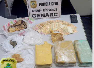Motorista de app preso por tráfico de drogas em Rio Verde estava sendo monitorada há um mês