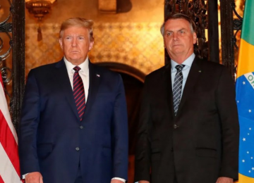 Trump convida Bolsonaro para posse nos EUA