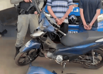 Moto furtada é recuperada poucas horas após o crime com apoio da inteligência da PM