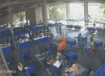 Bombeiros salvam mulher vítima de engasgo durante evento no TJGO