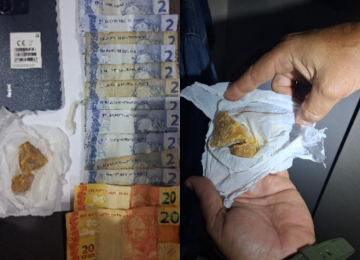 Dupla é presa pela PM por tráfico e receptação no Bairro Martins