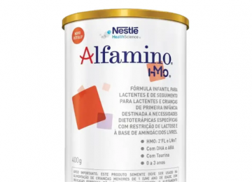 Anvisa suspende lotes da fórmula infantil Alfamino após detectar excesso de nutrientes