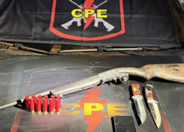 CPE prende indivíduo por ameaça e apreende arma de fogo em Rio Verde