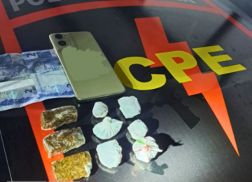 CPE prende suspeito com drogas prontas para venda na Promissão
