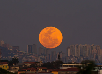 A maior Superlua do ano estará 7% mais próximo da Terra nesta quinta (17)