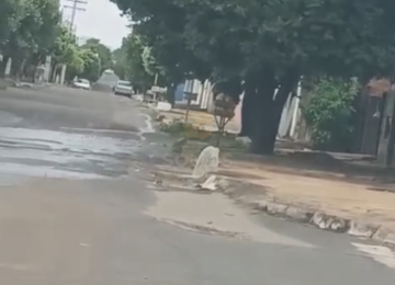 Vazamento de esgoto em Rio Verde: chuva e descarte irregular de lixo causam obstrução na rede