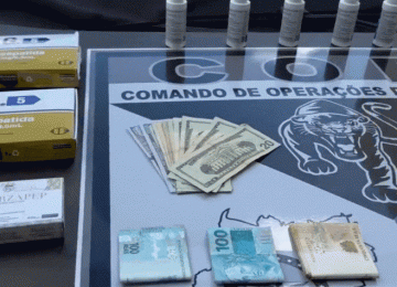 COD prende contrabandista com arma, remédios proibidos e dinheiro em Goiás